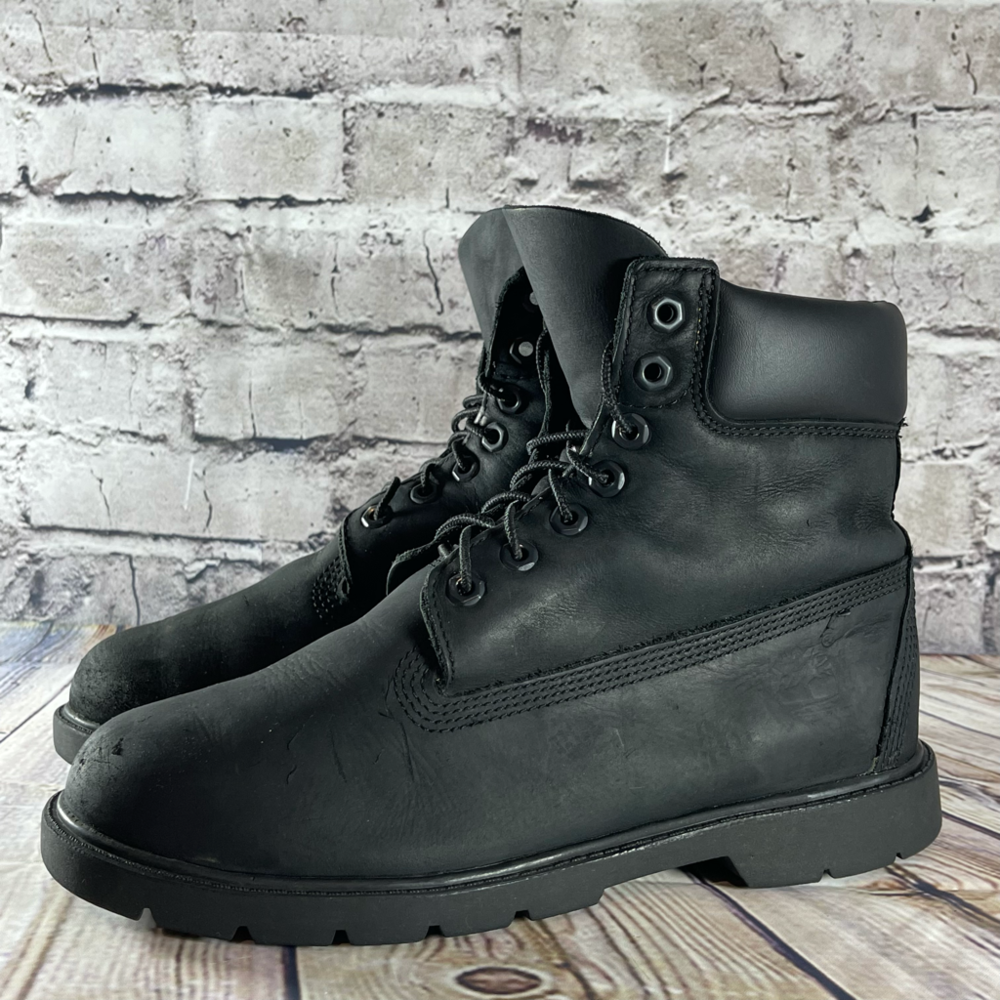 Timberland 6-Inch Premium Waterproof Black Nubuck Men's Boots 19039 Size 8.5M